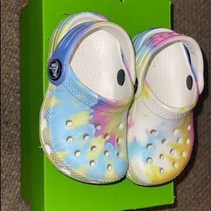 Baby Tie-Dye Crocs